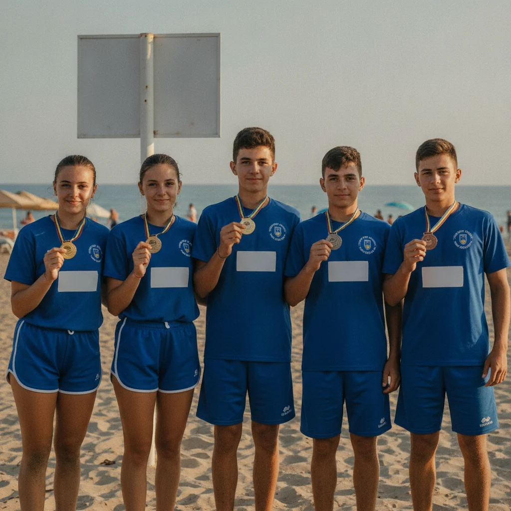 5 medalii la Naționalele de Lupte pe Plajă