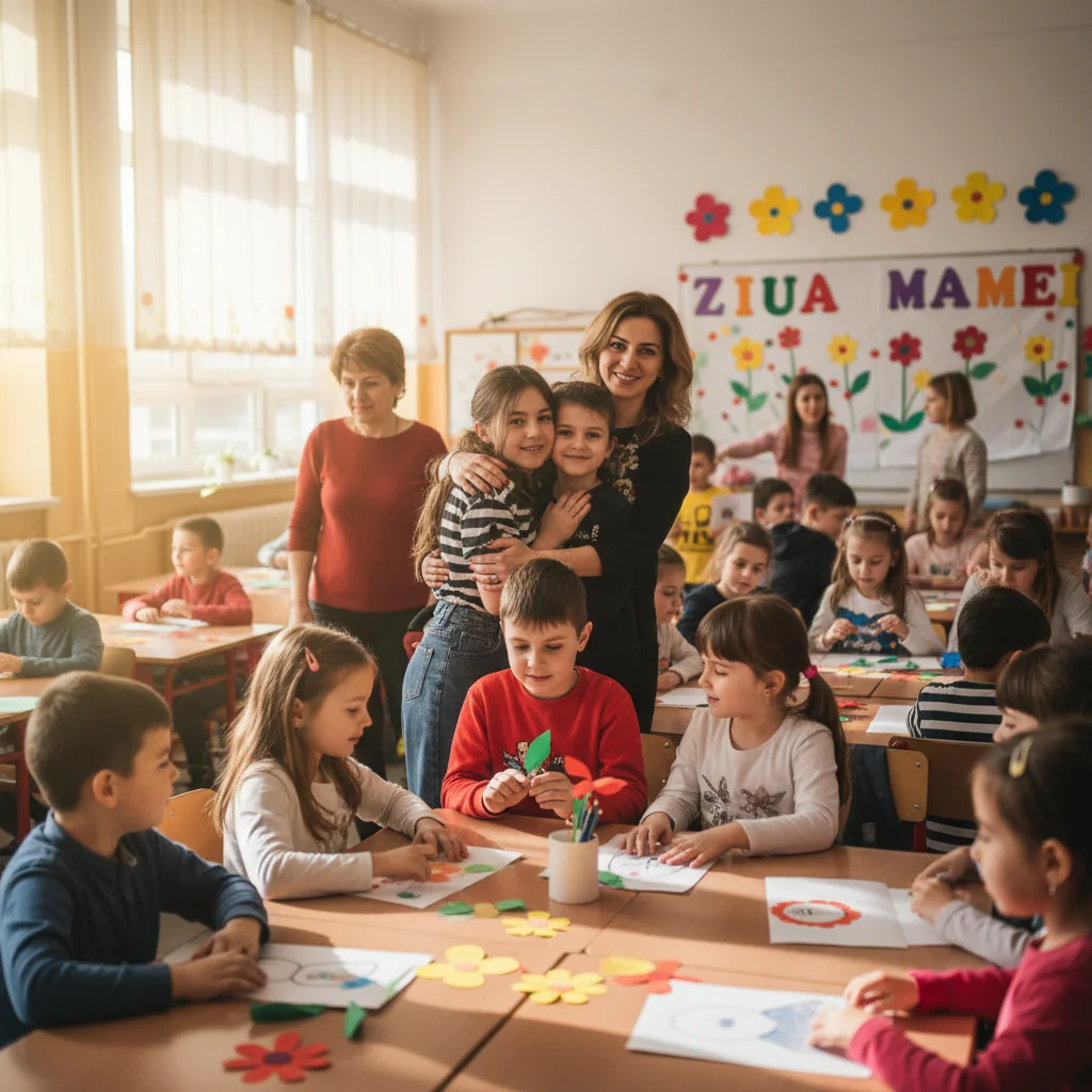 Activitate dedicată Zilei Mamei organizată la Școala „Coresi” din Târgoviște