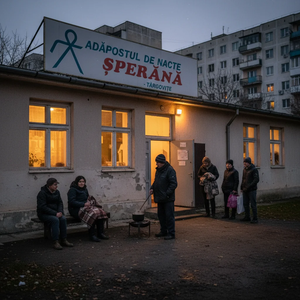 Adăpostul de Noapte „Speranța” din Târgoviște găzduiește 35 de persoane fără adăpost