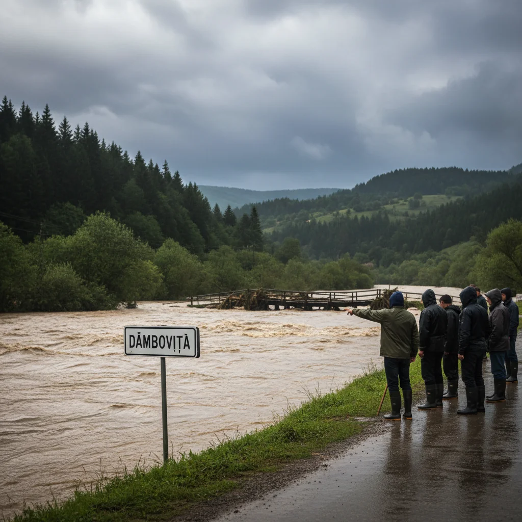 Avertizare hidrologică de Cod Galben pe râuri, valabilă și pentru județul Dâmbovița, anunțată la Târgoviște