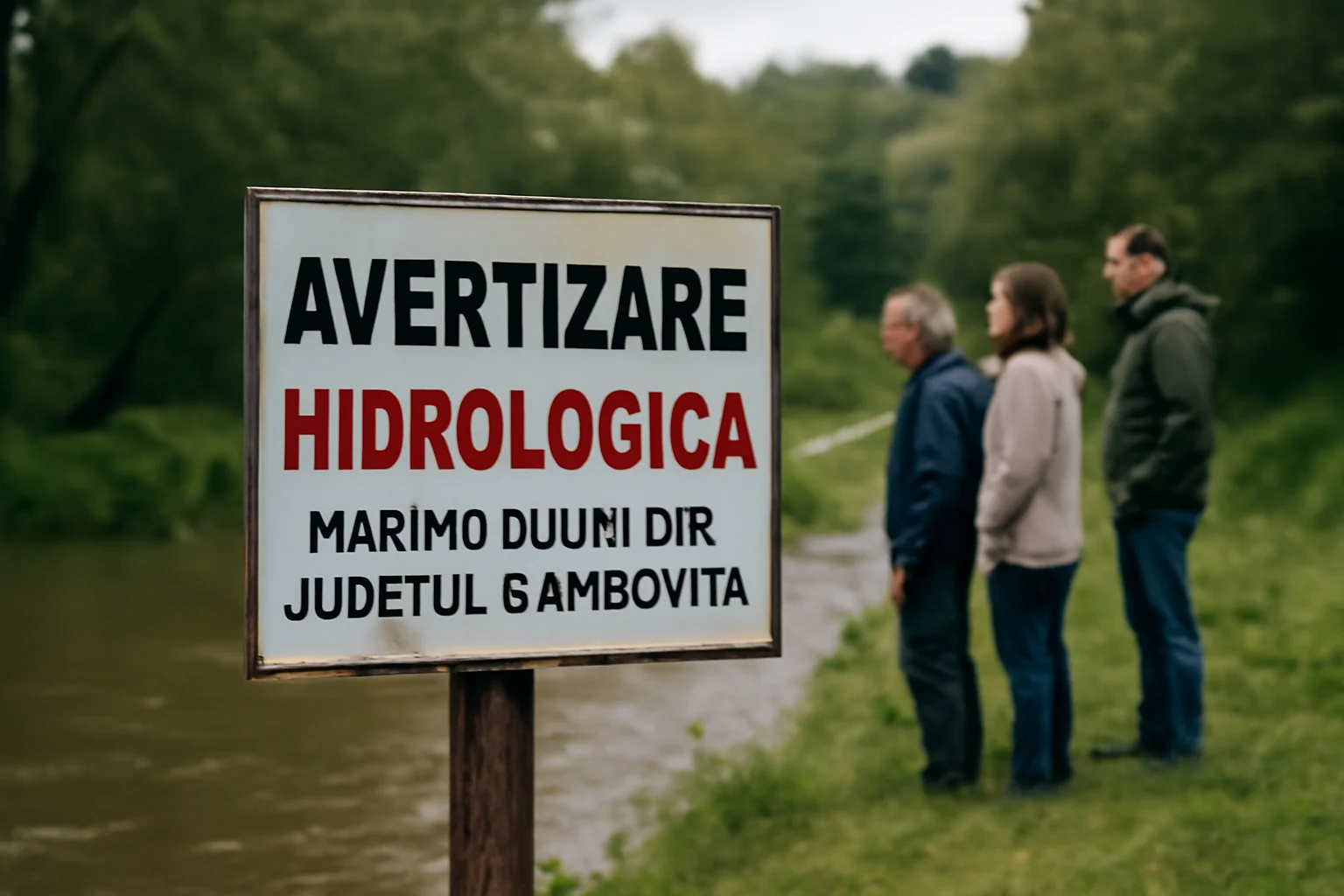 Avertizare hidrologică emisă pentru râuri din județul Dâmbovița, inclusiv zona Târgoviște