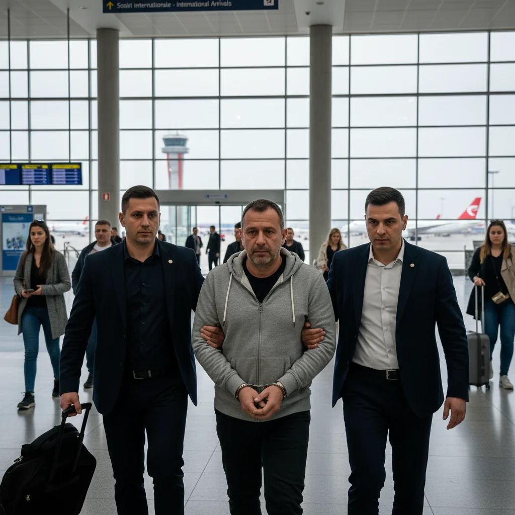 Bărbat de 26 de ani din Dâmbovița, urmărit internațional pentru furt calificat, adus în custodia autorităților la Târgoviște