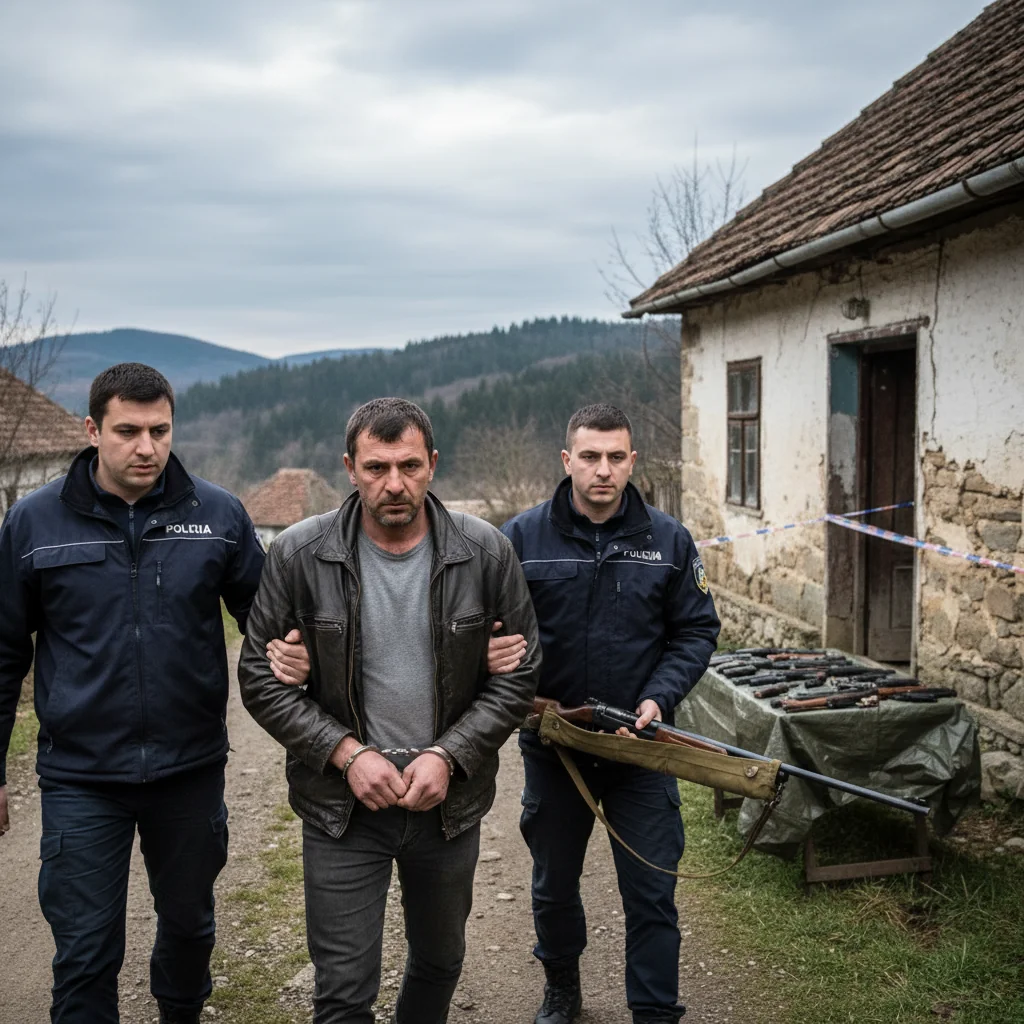 Bărbat din Dâmbovița, reținut la Târgoviște într-un dosar de contrabandă cu arme