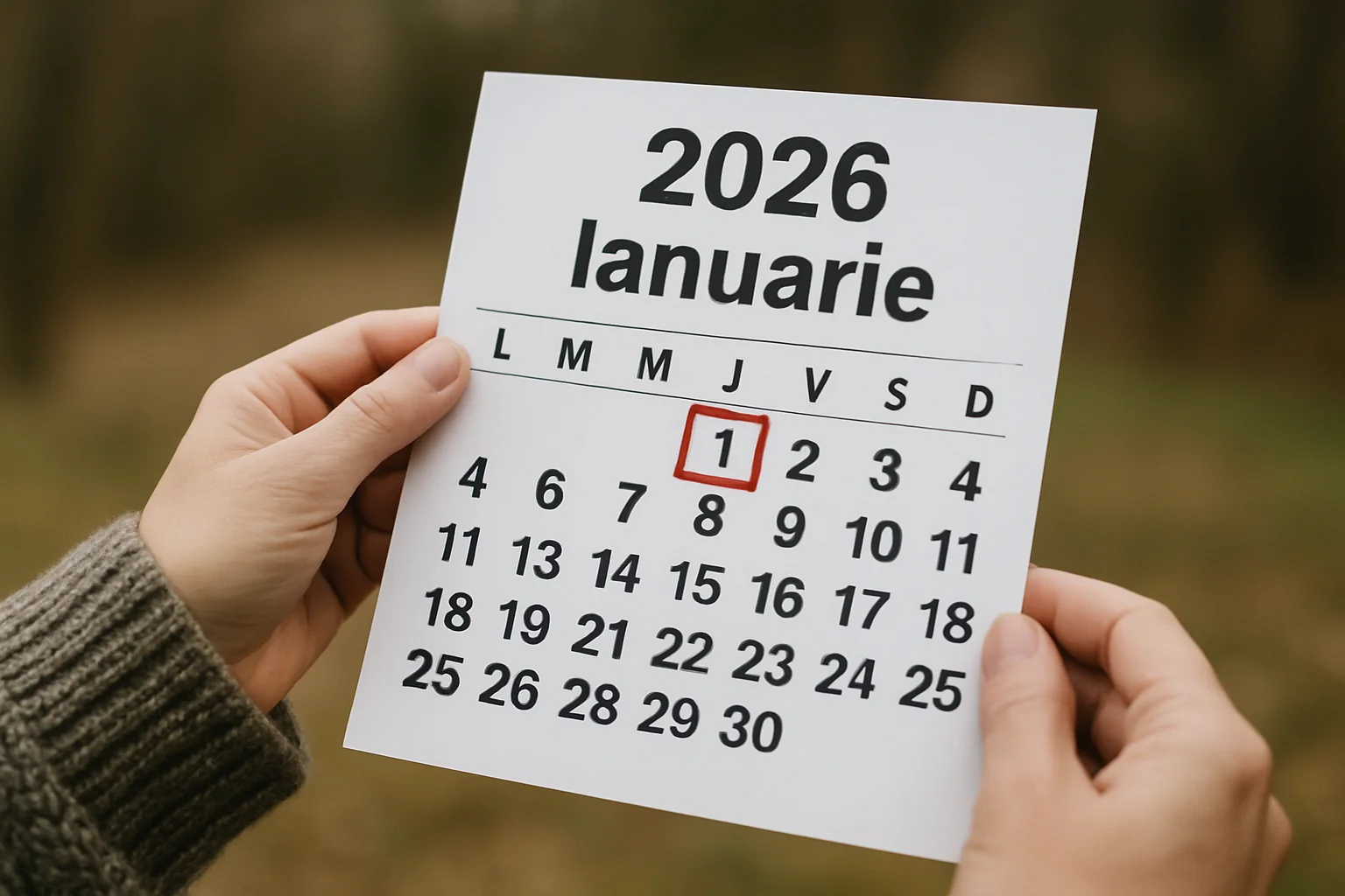 Calendar ortodox – 1 ianuarie 2026