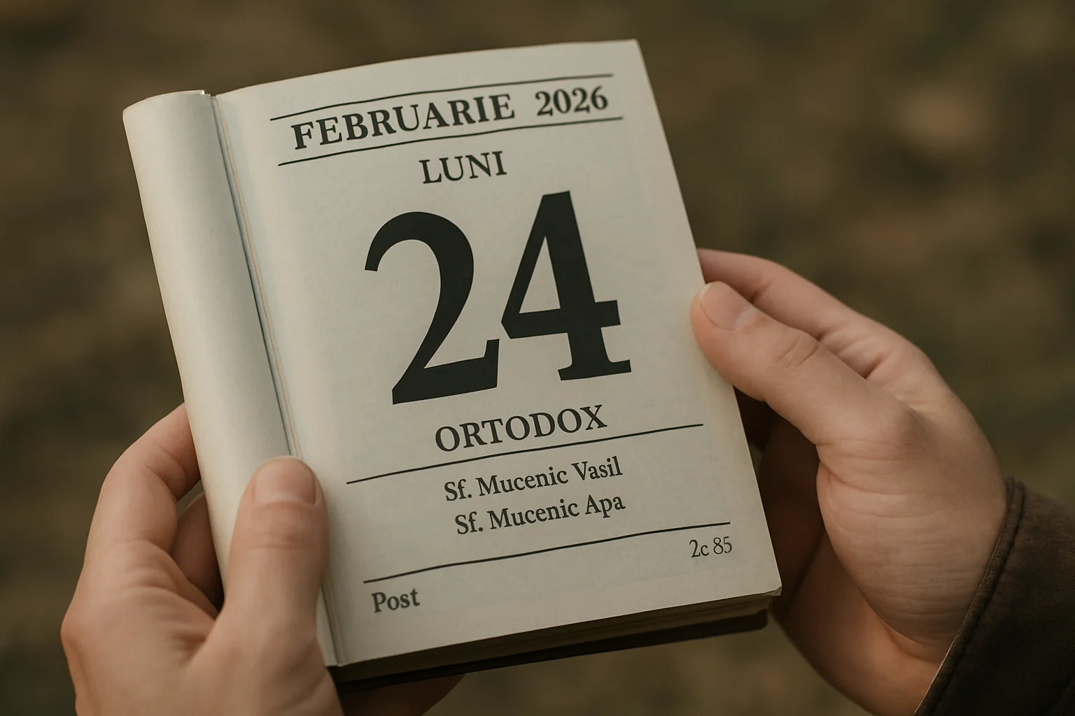 Calendar ortodox – 2026-02-24