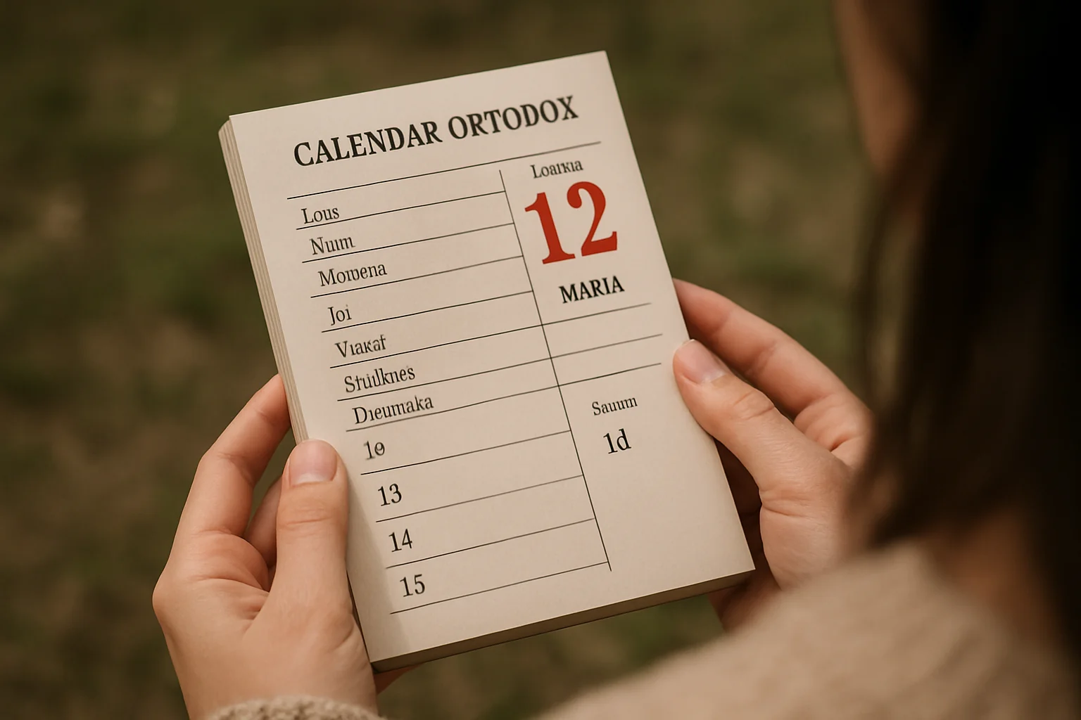 Calendar ortodox – 2026-04-12