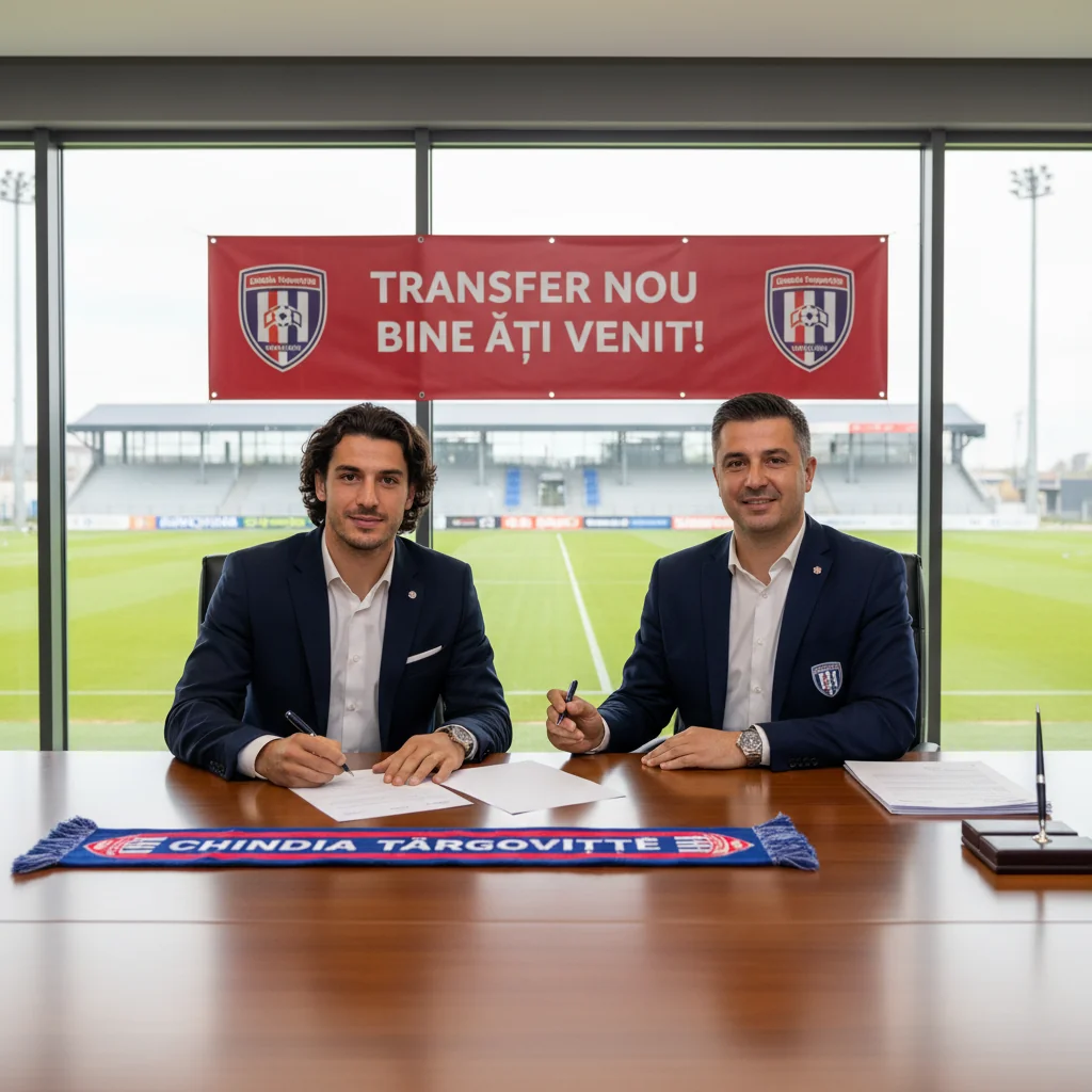 Chindia Târgoviște anunță transferul unui atacant grec cu experiență în prima ligă