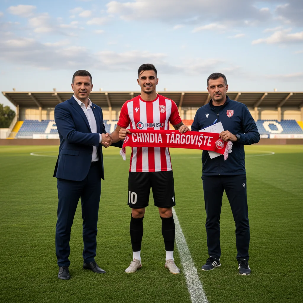 Chindia Târgoviște anunță un transfer definitiv: mijlocaș de 20 de ani venit de la Petrolul Ploiești