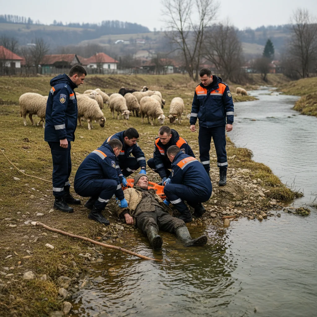 Cioban găsit fără viață în râul Cricovul Dulce, lângă Târgoviște