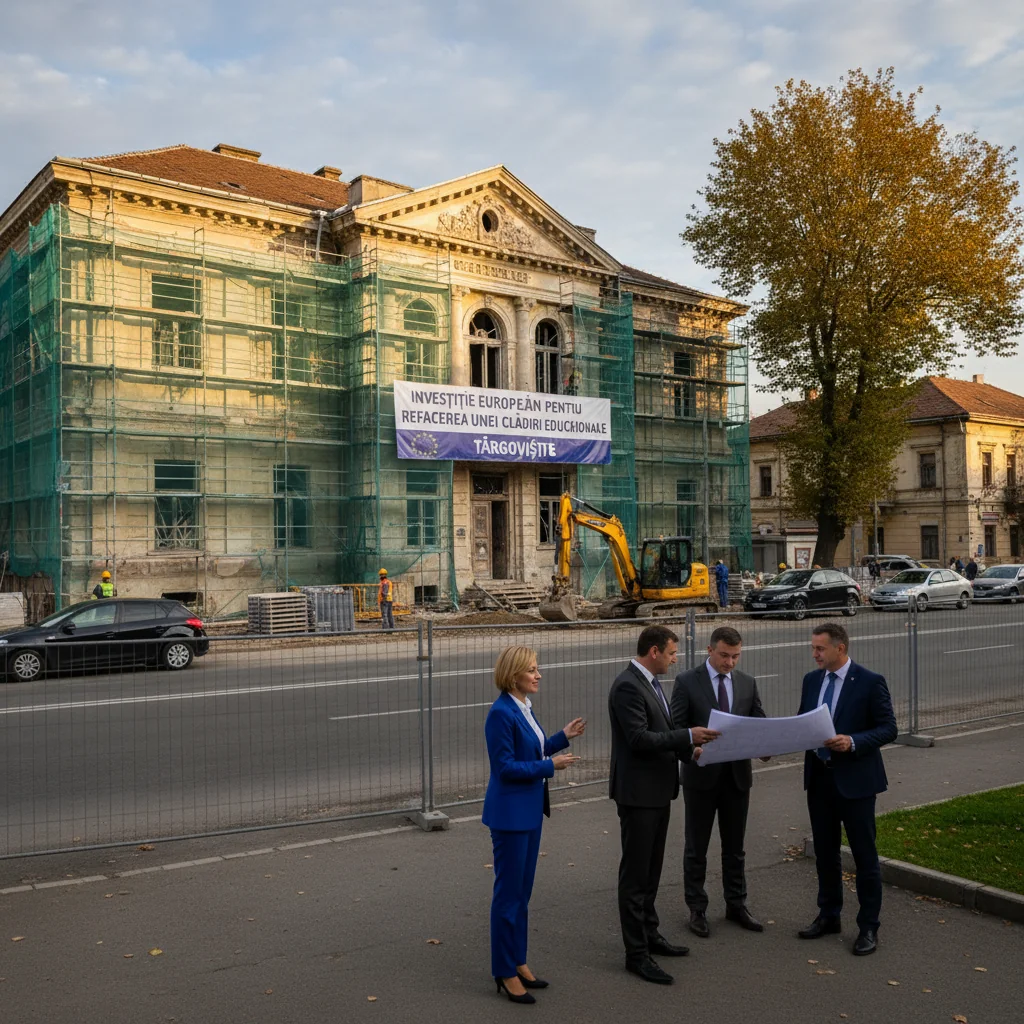 Clădire educațională abandonată din Târgoviște va fi reabilitată cu fonduri europene