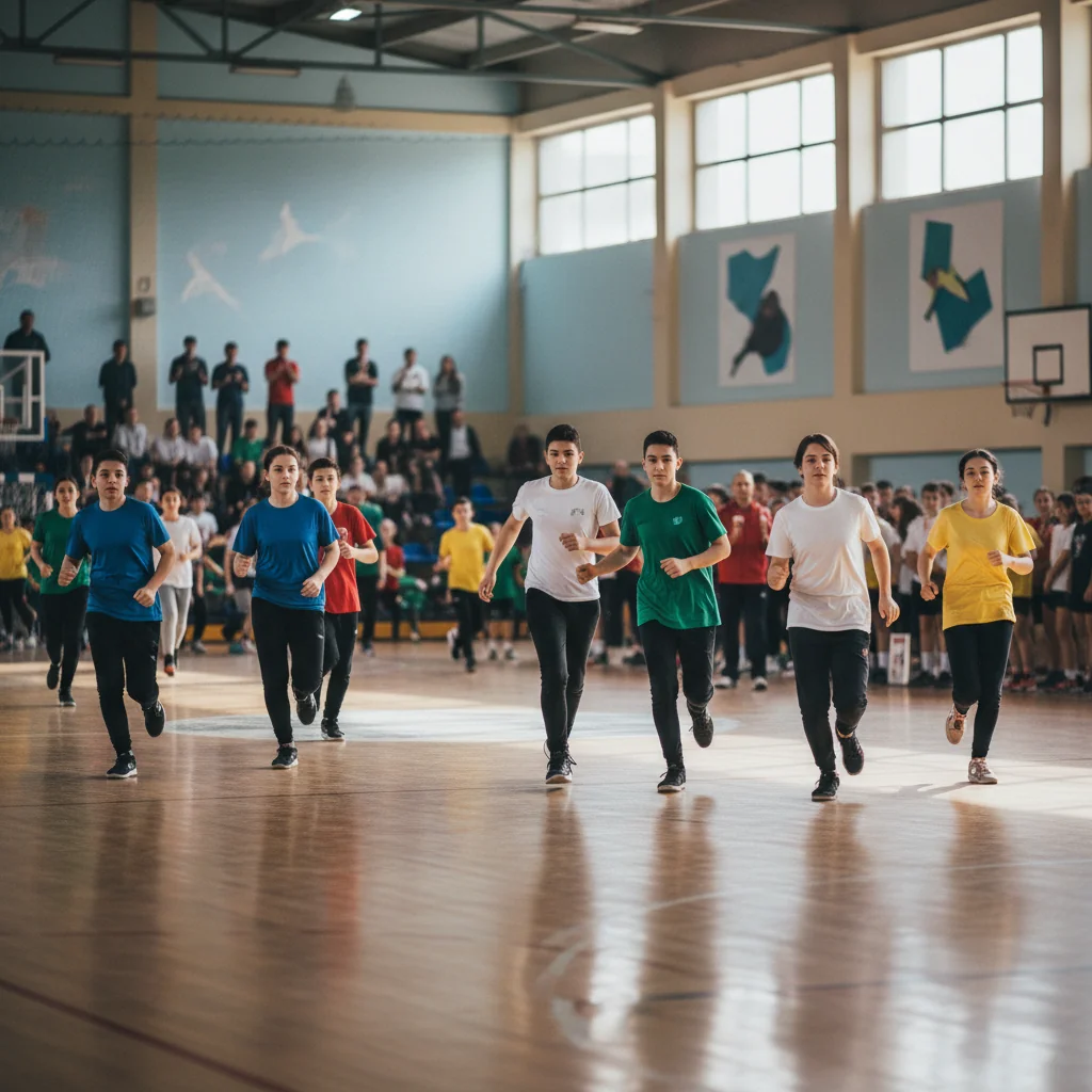 Competiție sportivă și educativă pentru elevi în Târgoviște