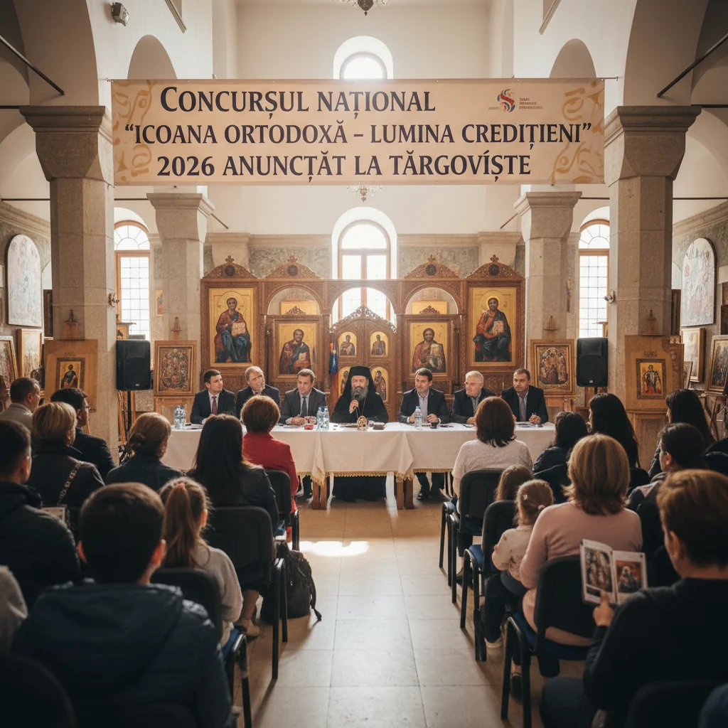 Concursul național „Icoana Ortodoxă – Lumina Credinței” 2026, ediția a XV-a, anunțat la Târgoviște