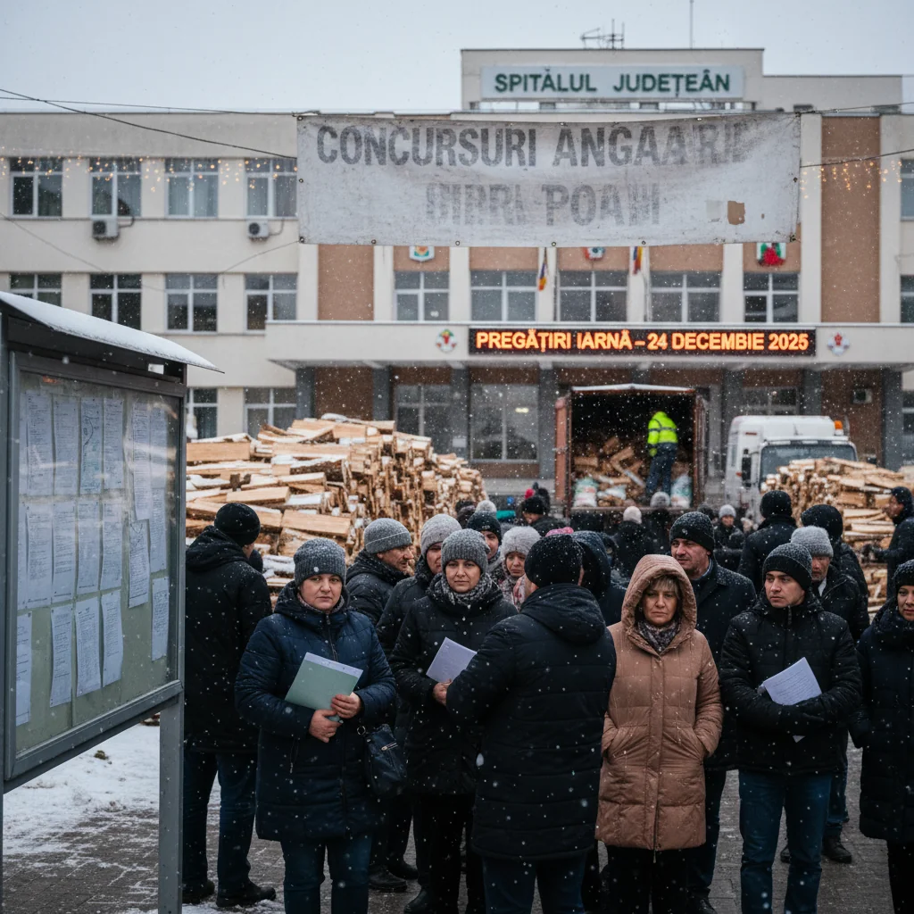Concursuri la Spitalul Județean și pregătiri pentru iarnă în Târgovişte — 24 decembrie 2025