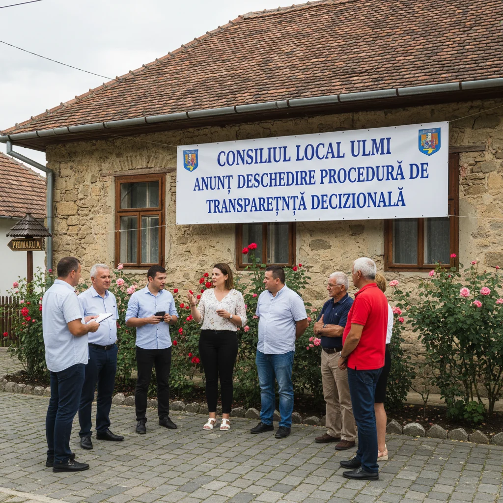 Consiliul Local Ulmi anunță deschiderea procedurii de transparență decizională