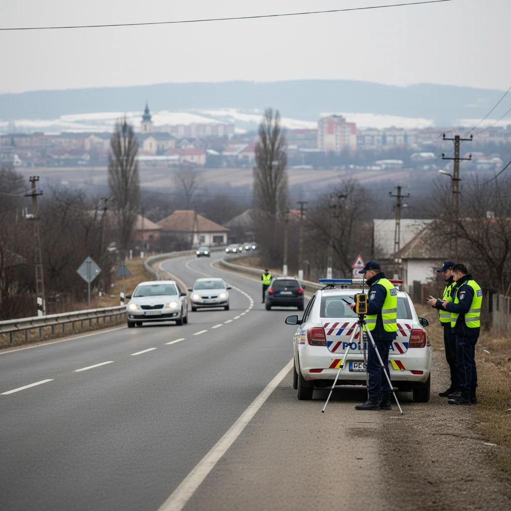 Controale radar intensificate la Târgoviște și pe șoselele din Dâmbovița între 10 și 28 februarie