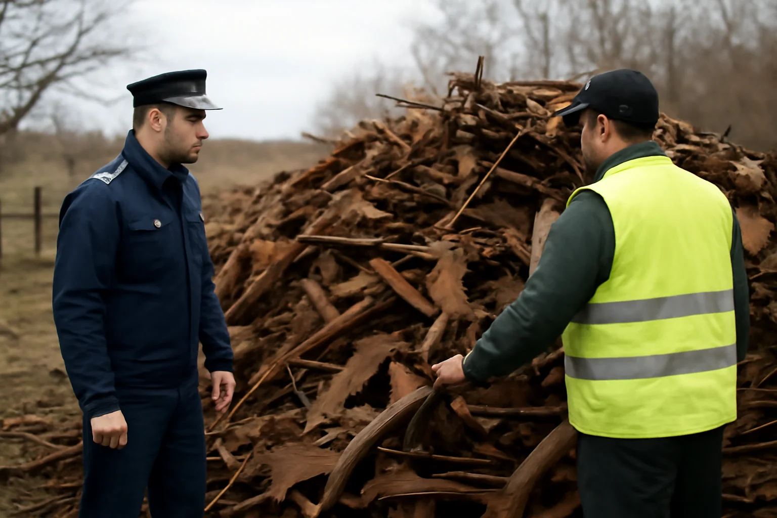 Control de mediu la Târgoviște: 1.500 kg de fier vechi fără acte, oprite de polițiști în Dâmbovița