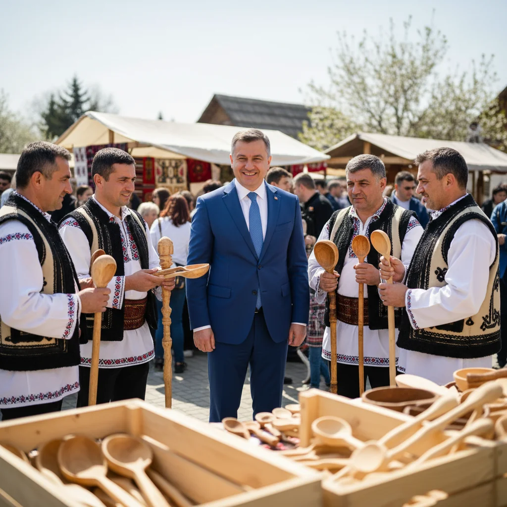 Corneliu Ștefan participă activ la Târgul de Sfântul Gheorghe