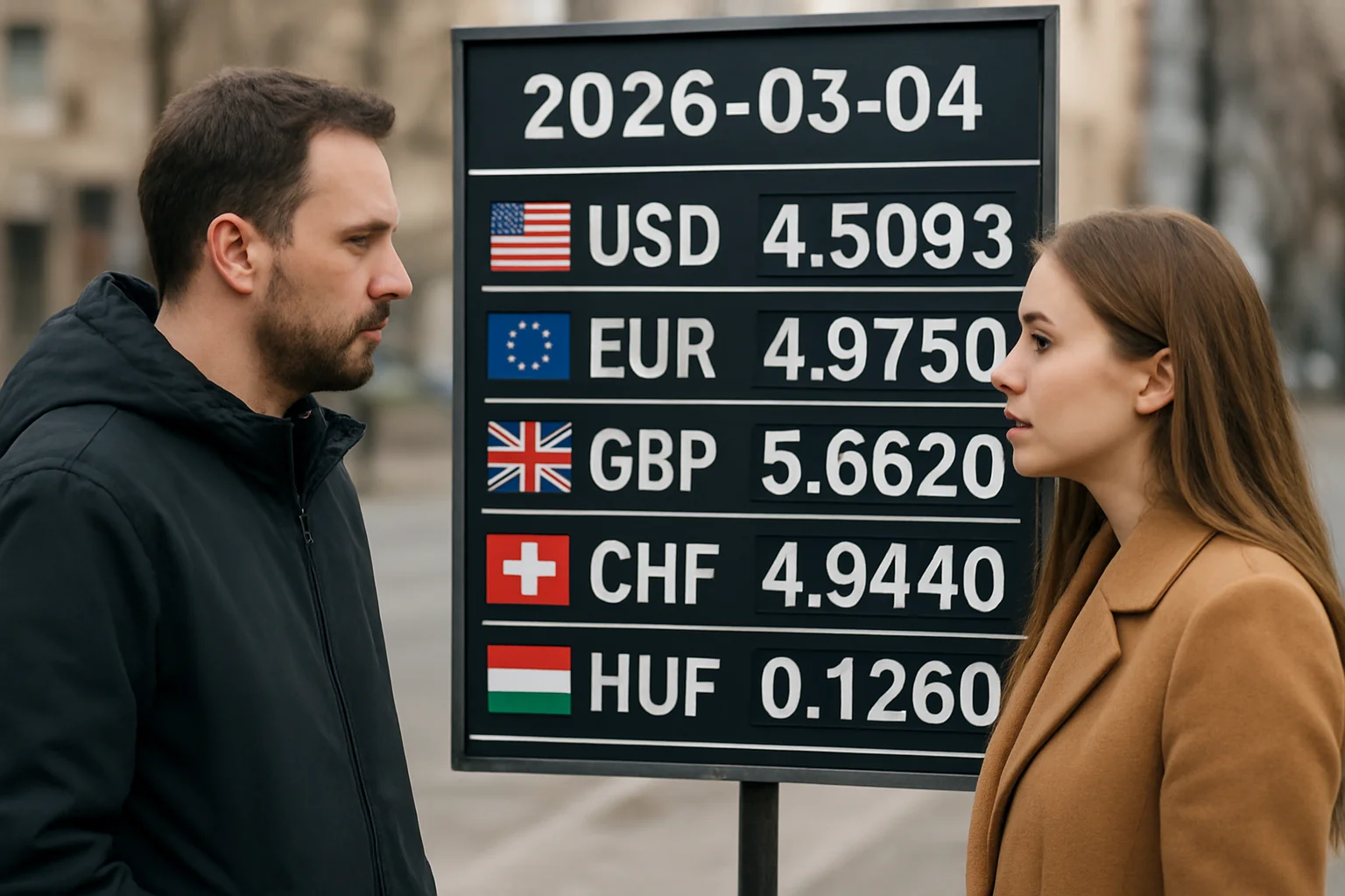 Curs valutar azi (BNR) – 2026-03-04