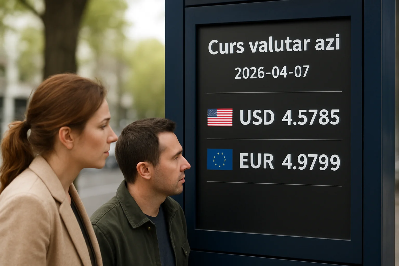 Curs valutar azi (BNR) – 2026-04-07