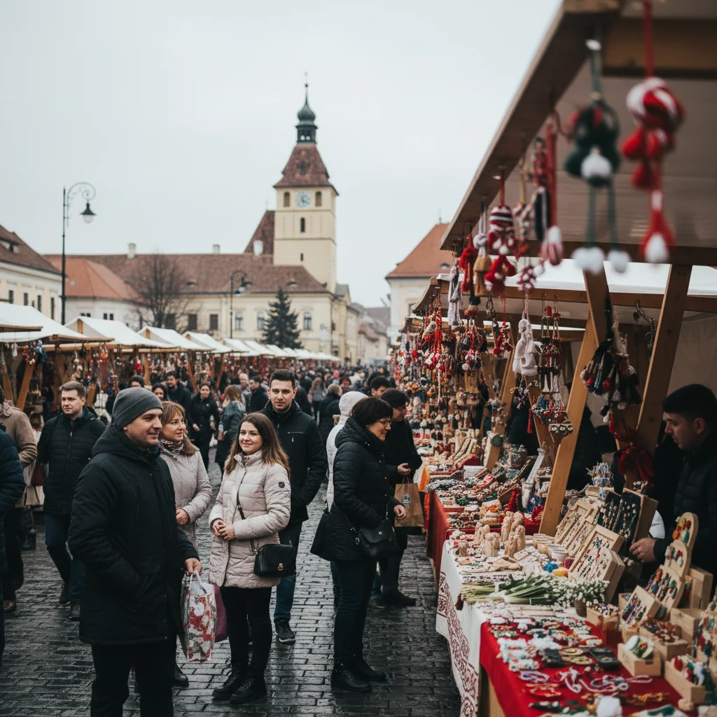 Eveniment dedicat primăverii: Târgul de Cadouri și Mărțișoare din Târgoviște, deschis în Piața Mihai Viteazu