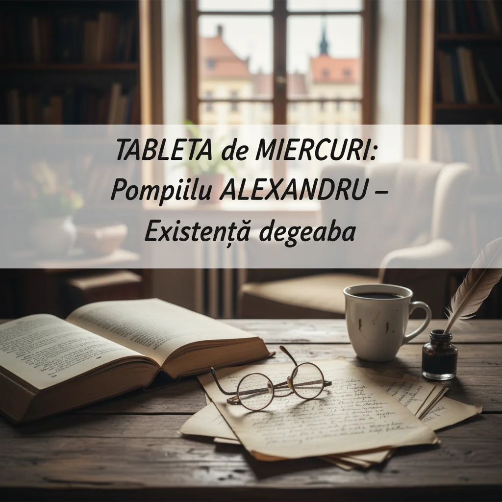 Există degeaba? Pompiliu Alexandru analizează problemele vieții