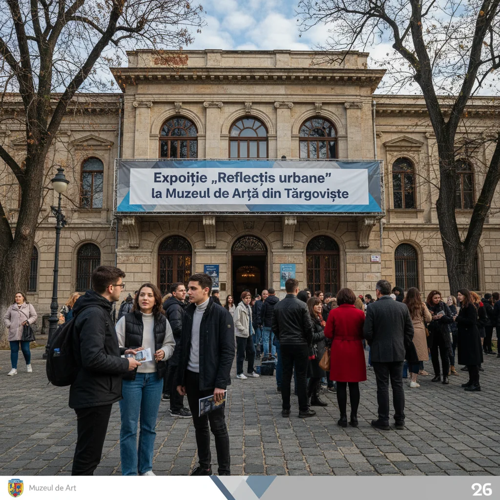 Expoziția „Reflecții urbane” deschisă la Muzeul de Artă din Târgoviște