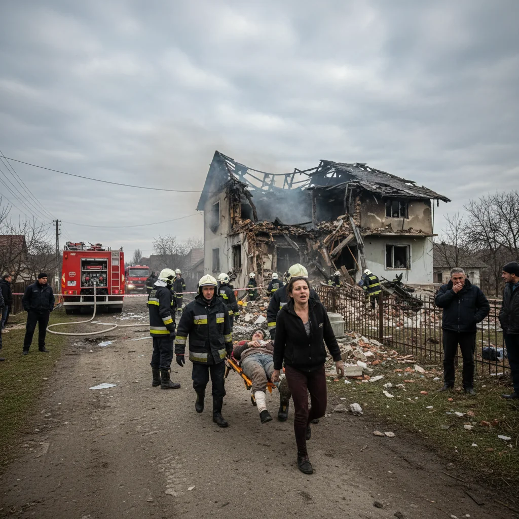 Femeie rănită cu arsuri severe