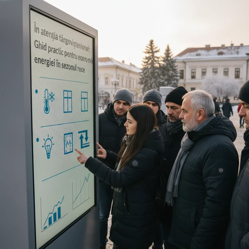 În atenția târgoviștenilor: Ghid practic pentru economisirea energiei în sezonul rece