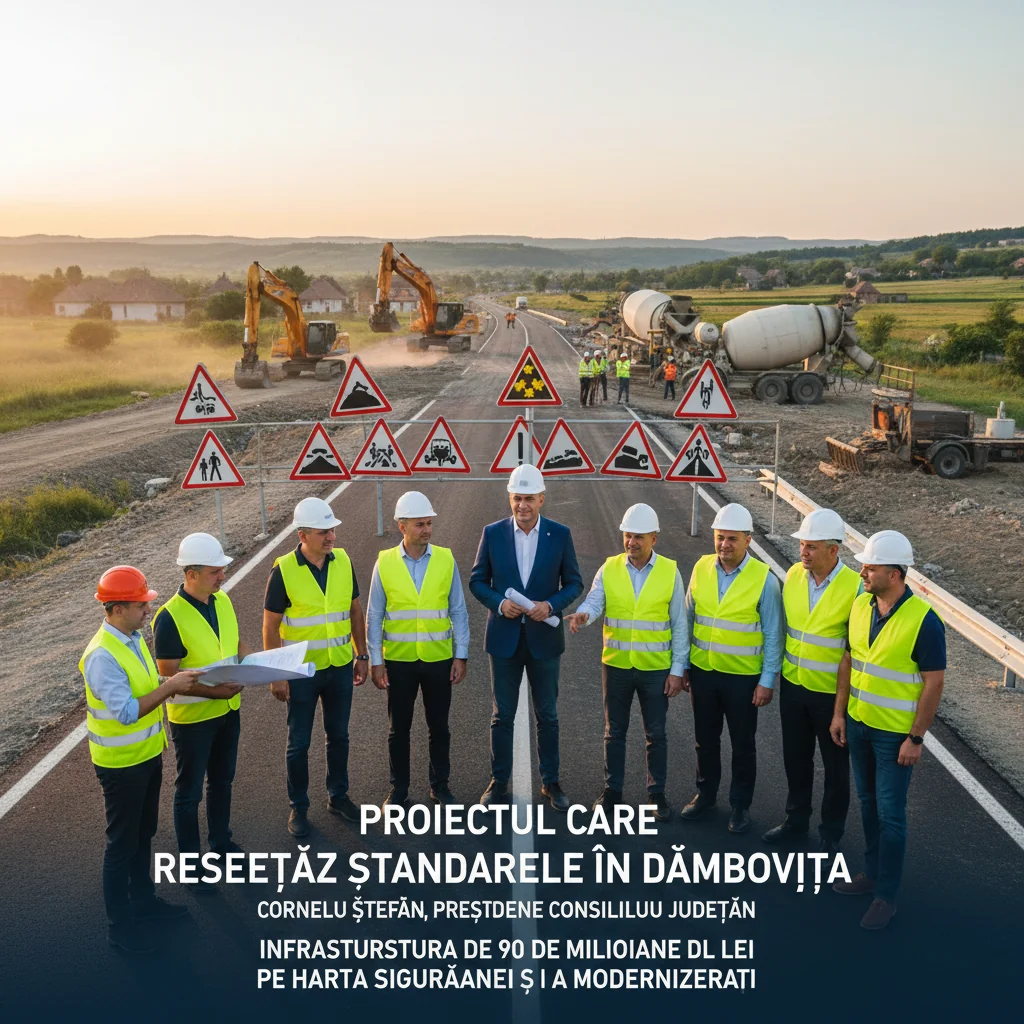 Infrastructura de 90 milioane lei va moderniza Dâmbovița
