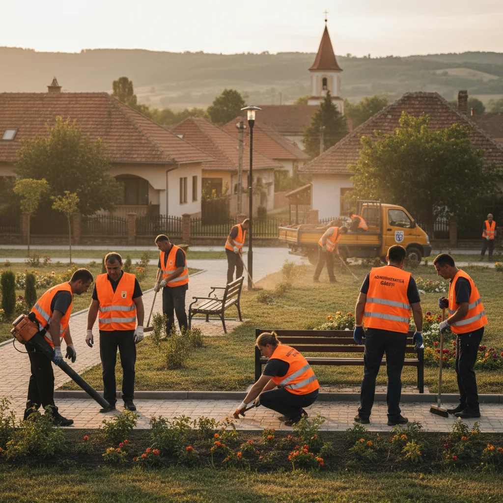 întreținere, reparații și amenajarea zonelor verzi