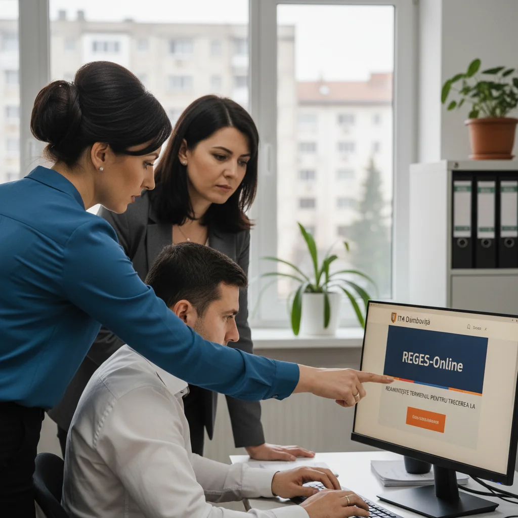 ITM Dâmbovița atenționează angajatorii din Târgoviște: termen-limită pentru trecerea la REGES-Online