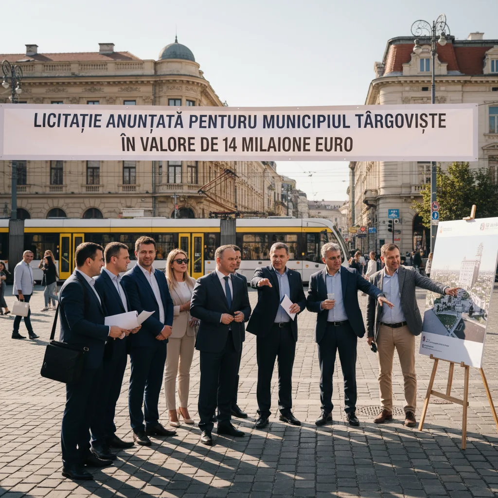 Licitație de 14 milioane de euro anunțată la Târgoviște în programul de investiții în construcții civile