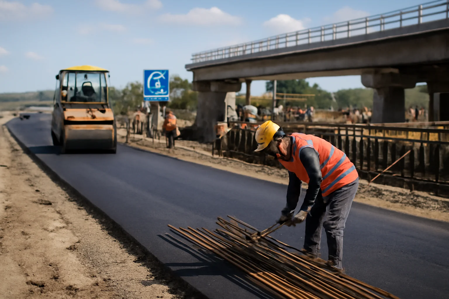 Lucrări avansate pe Autostrada A0 și intervenții reluate la podul de la Răcari, cu impact pentru traficul din Târgoviște