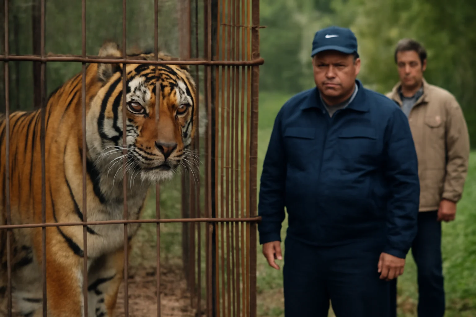Menajerie privată cu tigru siberian, sancționată de Garda de Mediu lângă Târgoviște