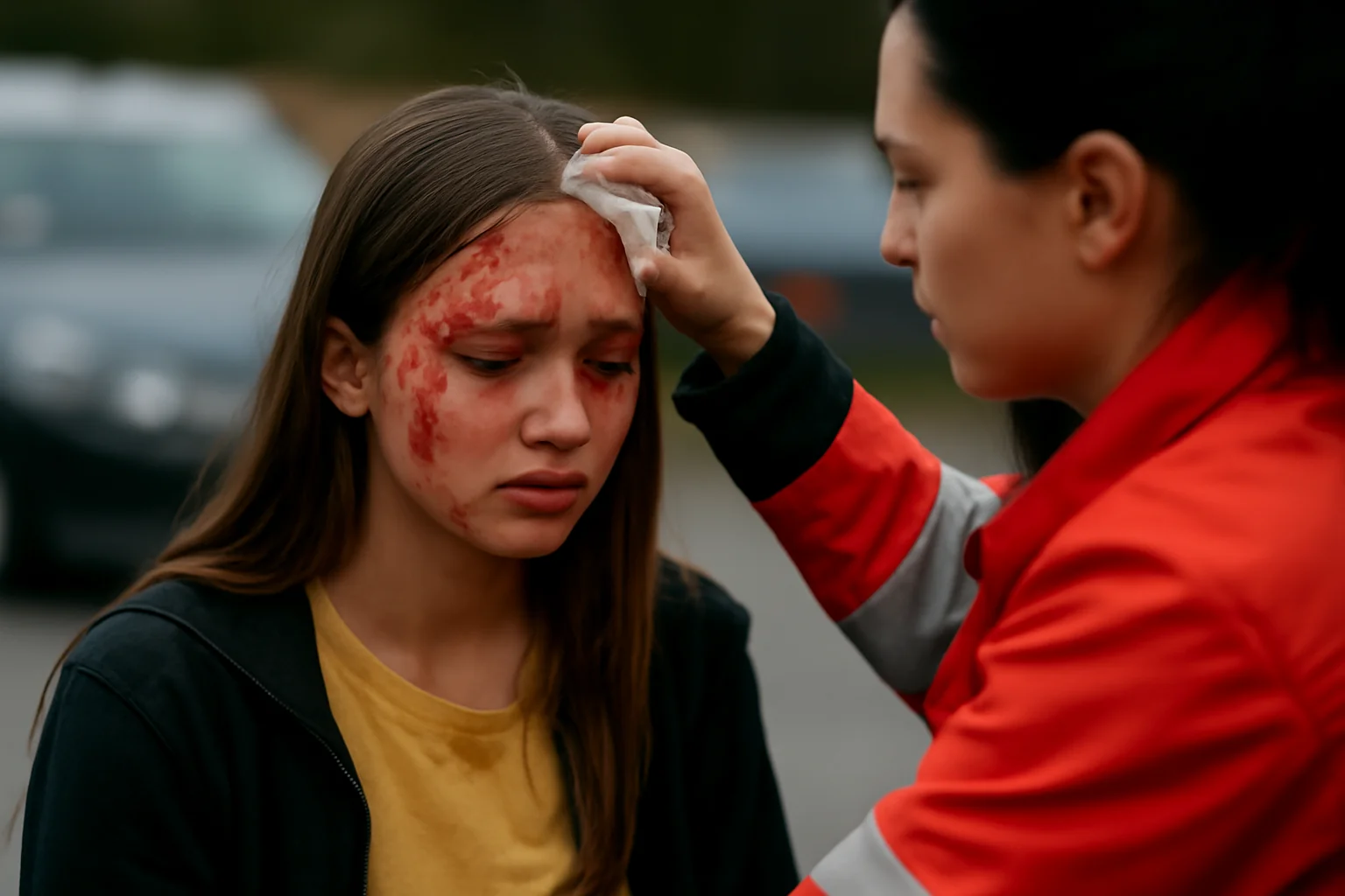 Minoră rănită într-un accident rutier la Târgoviște, provocat de un șofer băut