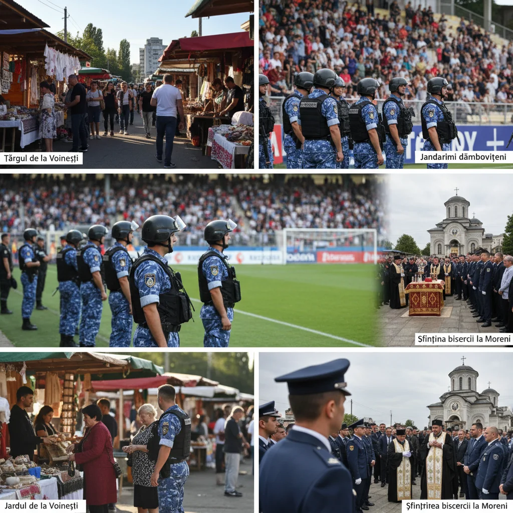 Misiuni de ordine publică la final de săptămână în Târgoviște și județul Dâmbovița