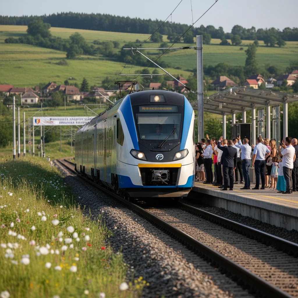 Noul tren electric interregional debutează în România, o premieră pentru transportul feroviar de pasageri
