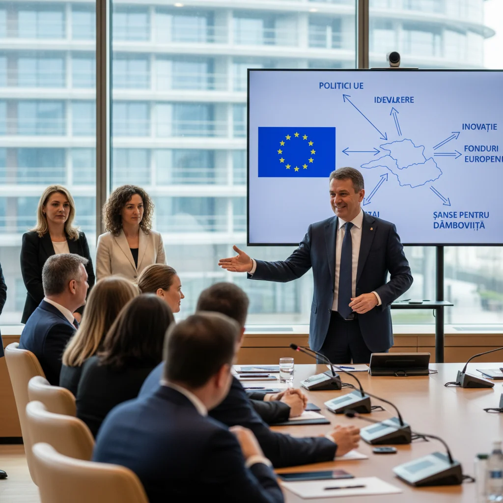 Președintele Consiliului Județean Dâmbovița aduce oportunități concrete din politicile europene pentru regiune