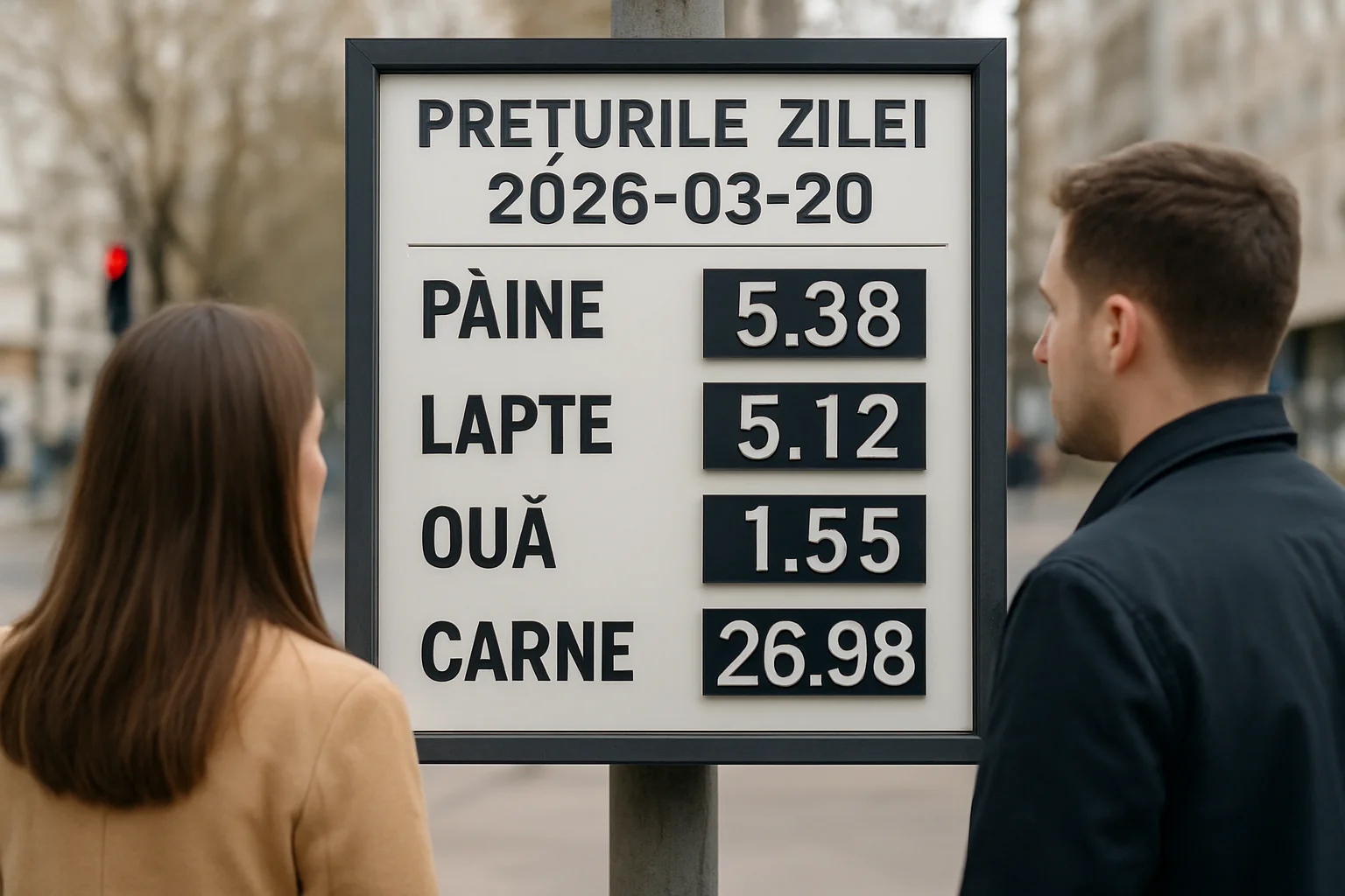 Prețurile zilei în România – 2026-03-20