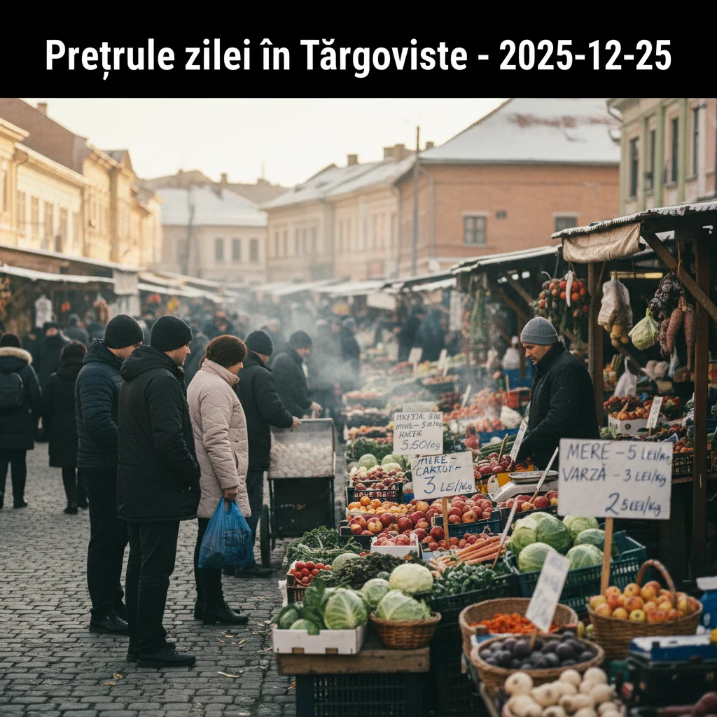 Prețurile zilei în Târgoviște – 2025-12-25