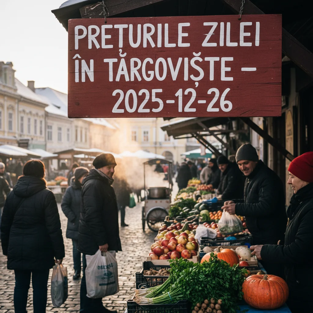 Prețurile zilei în Târgoviște – 2025-12-26