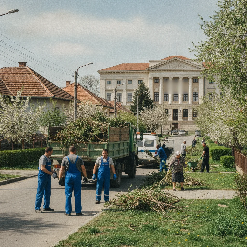 Primăria reia colectarea gratuită a crengilor din gospodării, din 1 octombrie