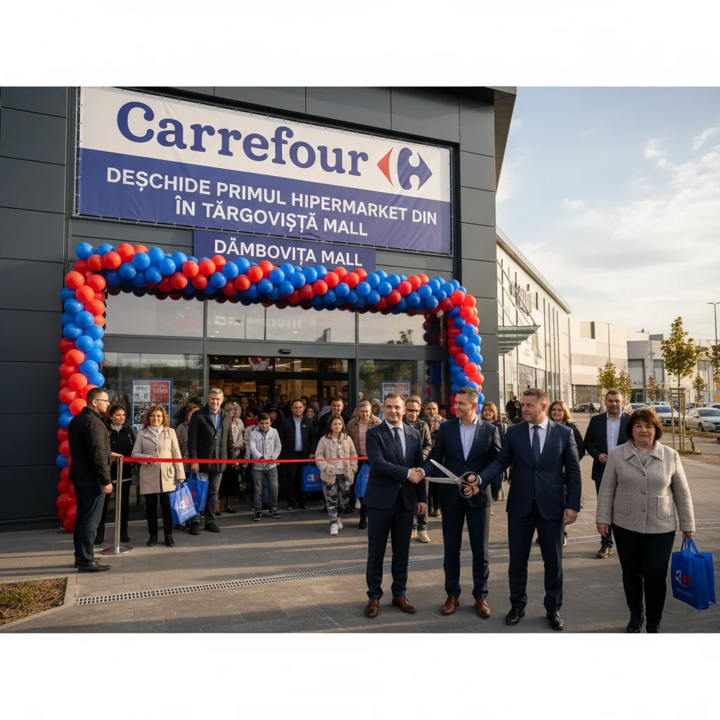Primul hipermarket Carrefour din Târgoviște s-a deschis în Dâmbovița Mall