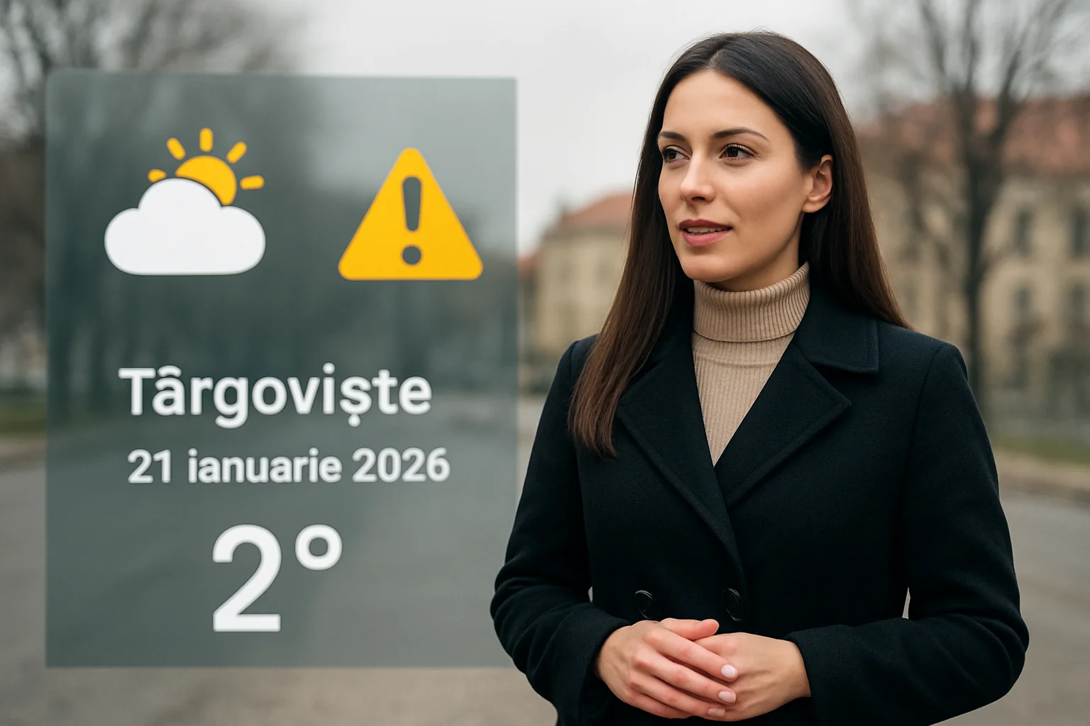 Prognoza meteo și atenționări pentru Târgoviște – 21 ianuarie 2026