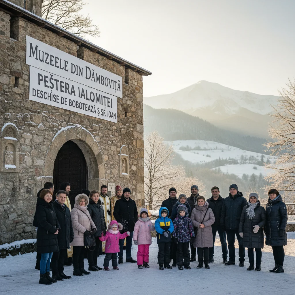 Program special de Bobotează la Târgoviște: muzeele din Dâmbovița și Peștera Ialomiței rămân deschise