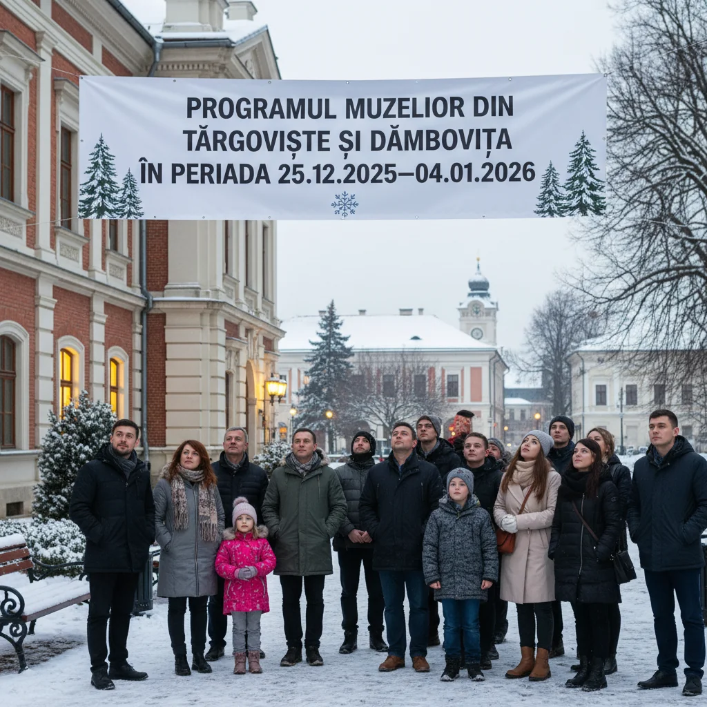 Program special de sărbători la muzeele din Târgoviște și Dâmbovița în intervalul 25.12.2025–04.01.2026