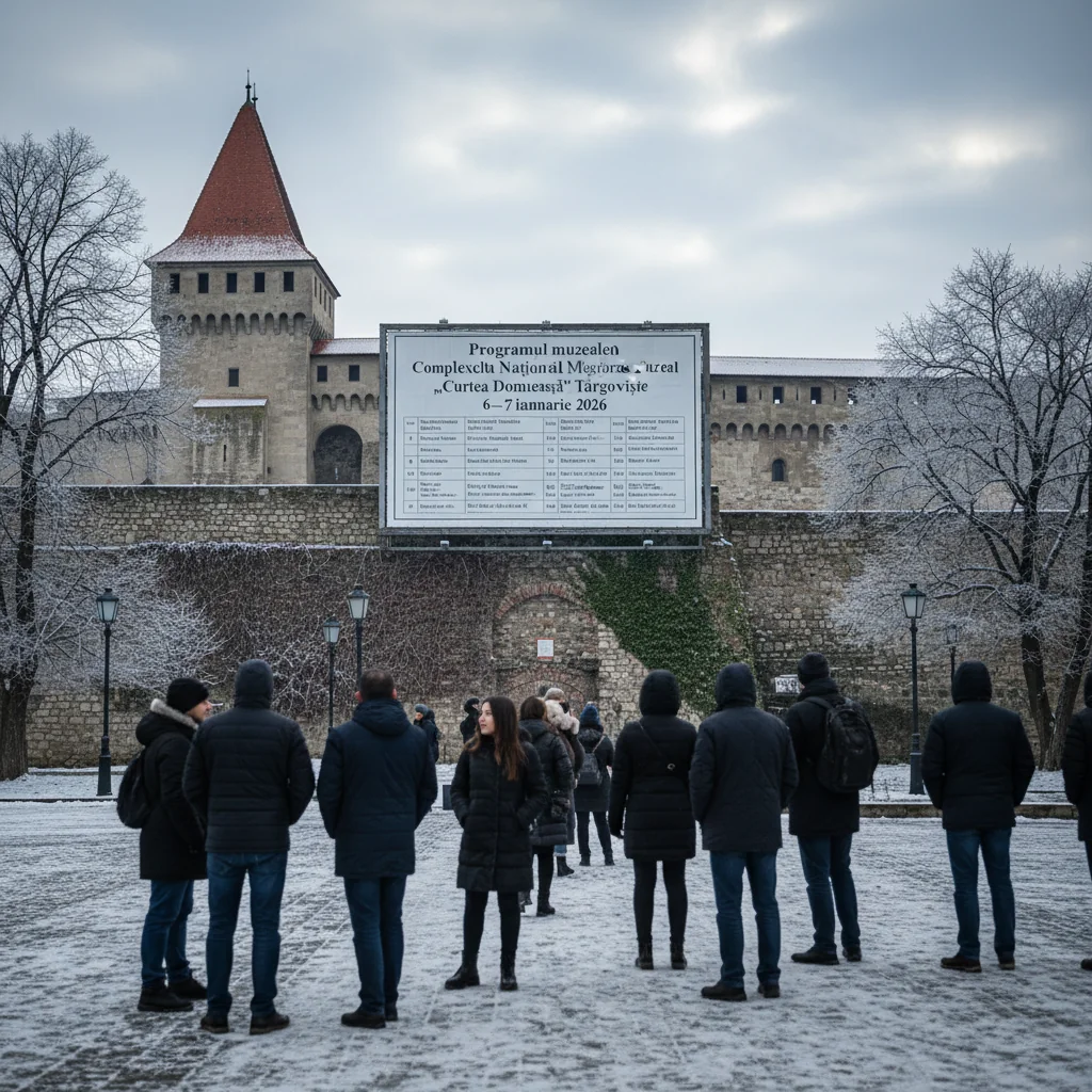 Programul muzeelor din Târgoviște anunțat pentru zilele de 6–7 ianuarie 2026