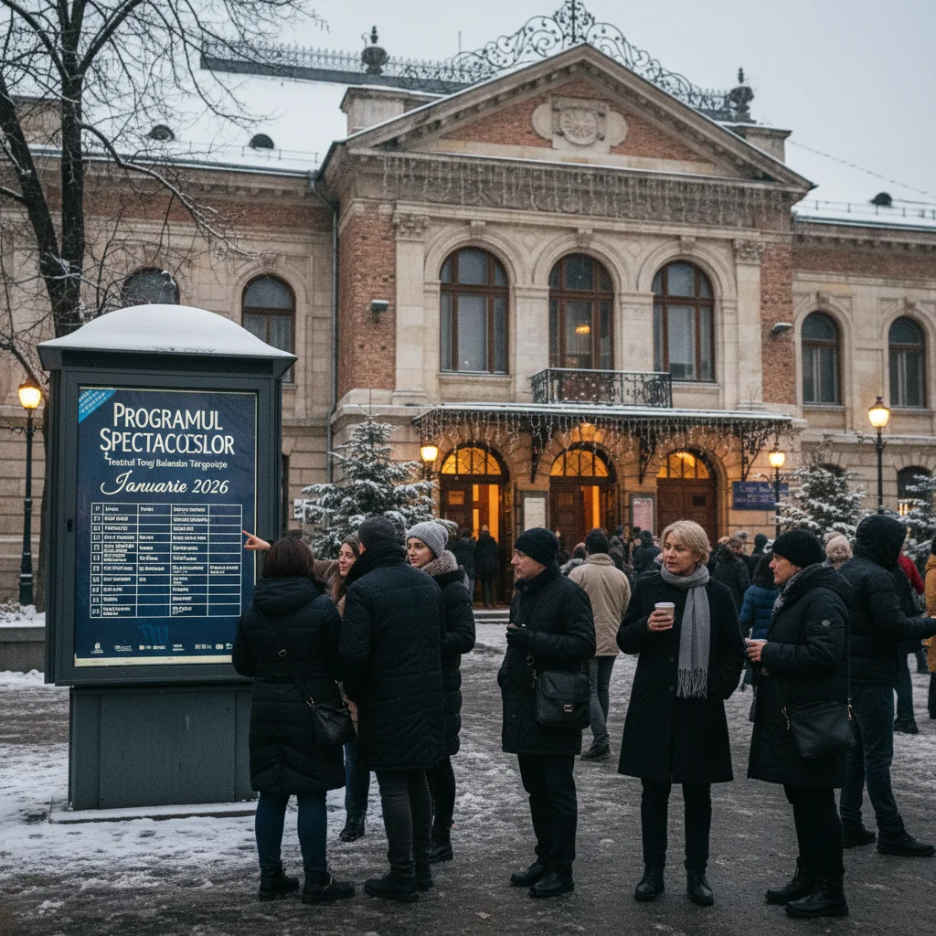Programul spectacolelor la Teatrul Tony Bulandra Târgoviște, anunțat pentru luna ianuarie 2026