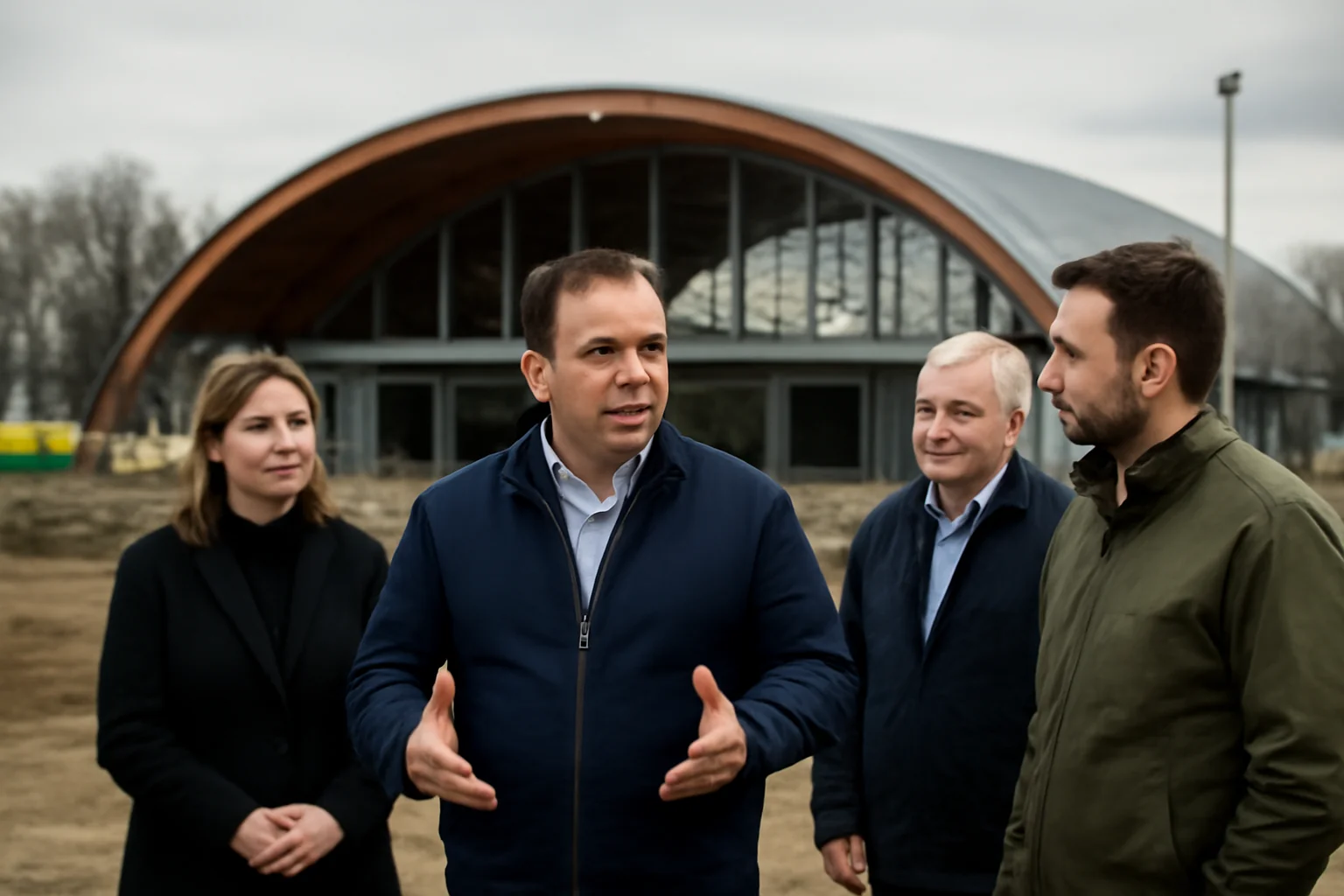 Proiect nou de centru de agrement acoperit la Târgoviște, în incinta Complexului Turistic de Natație