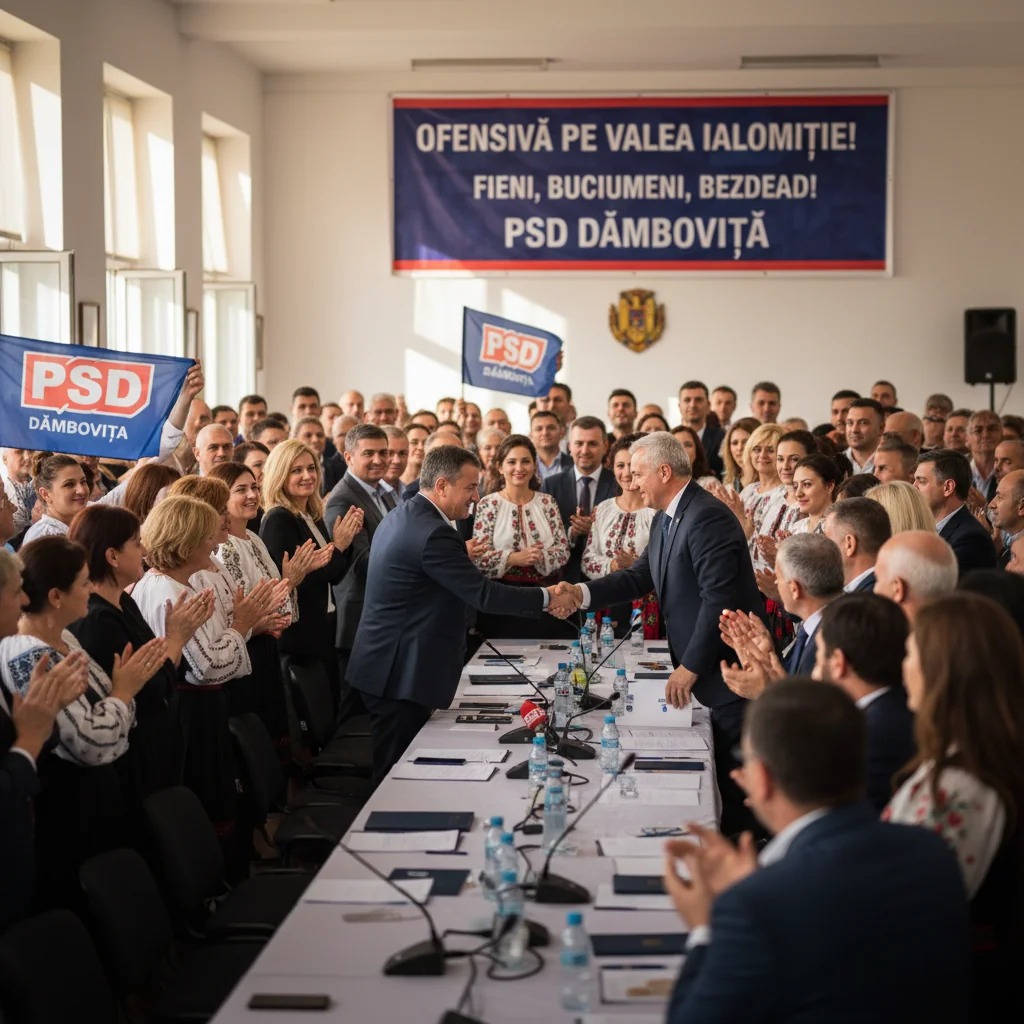 PSD Dâmbovița își instalează conduceri noi în trei localități